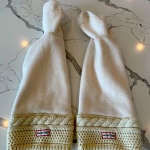 Hunter boot inserts, worn with size 7 boots